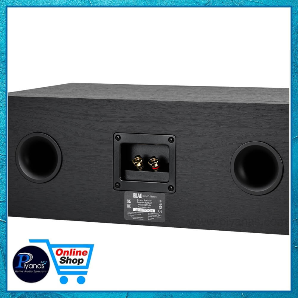 ลำโพง ELAC : DEBUT 3.0 / C-5.3 (สีดำ)